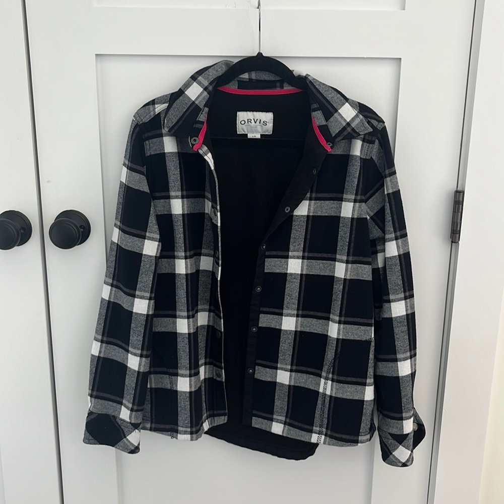 Orvis size L flannel jacket🖤